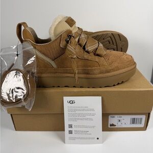 NEW UGG Lowmel 1144032 Women’s Size 8 Sneaker Shoes CHESTNUT